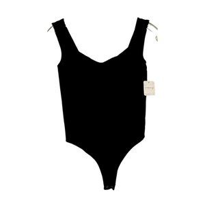 Intimately FREE PEOPLE Bodysuit in Black.  Size M/L